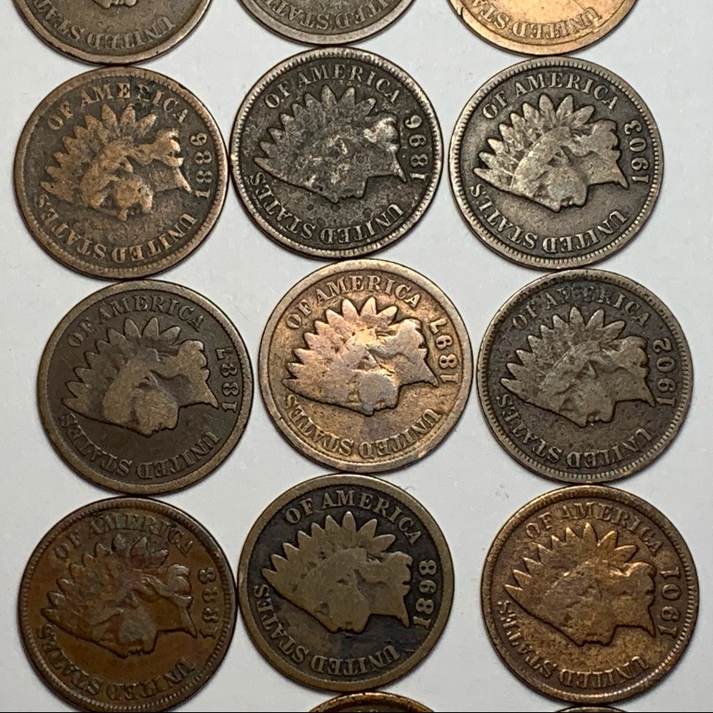 Indian head cent grab bags 10 each